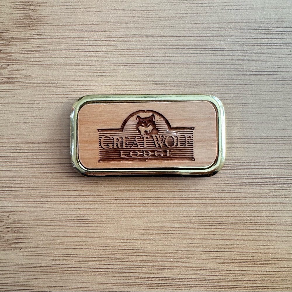 Great Wolf Lodge Wood‎ Laser Cut Magnet